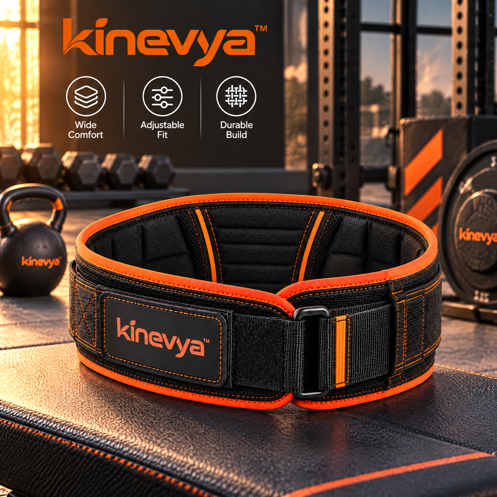Kinevya™ Adjustable Padded Training Belt with Wide Comfort Panel
