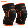 Kinevya™ Padded Training Knee Sleeve Pair with Reinforced Knit Support Zones